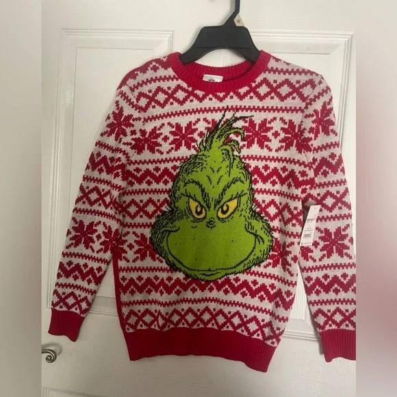 Boys’ Grinch themed sweater! NWT! Size Large! - Picture 5 of 7